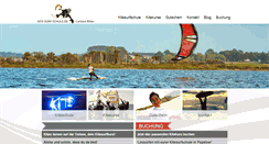 Desktop Screenshot of kite-surfers.de